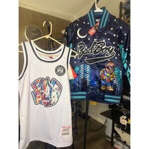 SZ XS/S - Biggie Smalls Coat S & Basketball Jersey by HeadGear, New W/ Tags